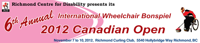 6th Annual International Wheelchair Curling Bonspiel - 2012 Canadian Open