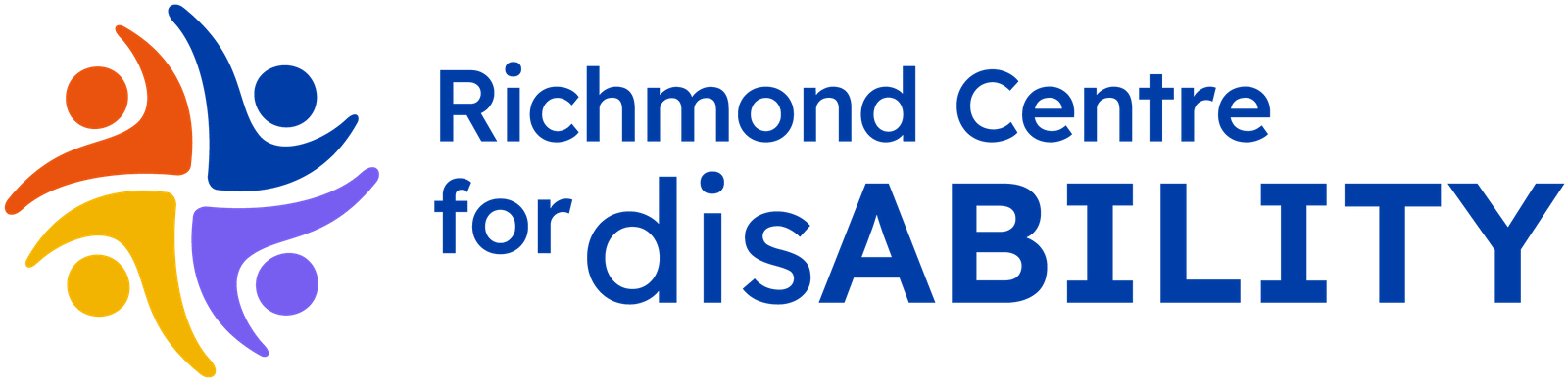 Richmond Centre for Disability (RCD) Horizontal Logo