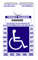 Parking PLA card